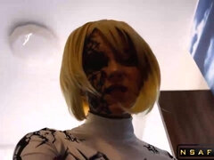 Leie, In den arsch, Grosse titten, Blondine, Hd, Pov, Realität, Spielzeuge