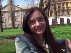 18, Amatorka, Tyłek, Brunetka, Niemiecki, Drobna, Cipka, Cycki