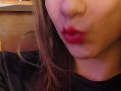 항문, 사정 샷, 집에서 만든, 수음, 혼자, 스타킹