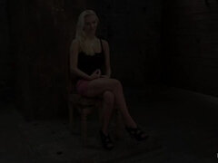 Hot 19yr Blond with huge natural "F" breastsThis is her first ever hardcore bondage shoot.