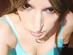 Amateur, Fétiche, Fille latino, Lingerie, Masturbation, Solo, Jarretelles, Nénés