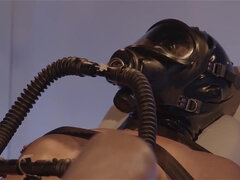 Clinic games - Latex beauty fills up his ass