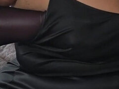 Stor svart kvinne, Milf, Strømper