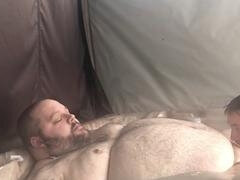 Plump, blowage, hot tub