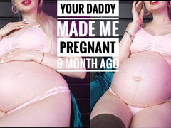 Your Stepdad Made Me Pregnant 9 Month Ago, He Fucks Me Always