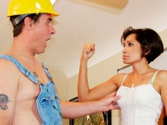 Mamada, Morena, Grupo, Cocina, Retro, Flaco, Adolescente, Uniforme