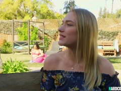 Dude hunted and banged busty tits mom