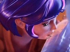 Plopp3d Thirsty Big-booty Blonde Devours Huge Rod - Hardcore Deep Satisfaction