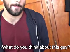 Bearded guy has his first raw sexual experience and loves it