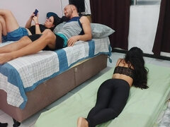 Menage Trois In The Wife Had A Bad Idea To Share A Room With Her Friend