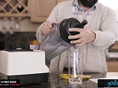 茶髪の, 大学生, カップル, 毛深い, Hd, なめる, 現実, ティーン