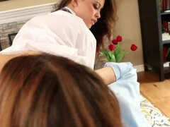 Shirt And Tie Lesbians - Scene 2