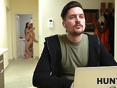 Brunette, Hanrej, Kæreste, Hd, Ungarnsk, Pov, Fisse, Barberet