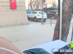 Sucer une bite, Brunette brune, En levrette, Faciale, Doigter, Fille latino, Massage