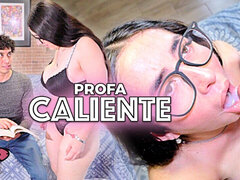 미인, 큰 가슴, 입에 사정, 라티나, 멕시코인, 밀프, 거칠게, 선생