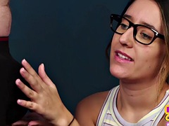 Niemowlę, Duży kutas, Brunetka, Cfnm, Dziewczyna, Obciąganie, Nylon, Nastolatki