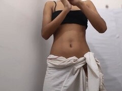 Asian masturbation, getting off, caught