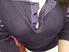 Indian office girl gives boss blowjob and tight pussy fuck in Hindi