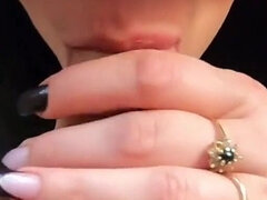 아마추어, 오랄섹스, 흑갈색 머리, 프랑스인, 밀프, 셀카, 스모킹