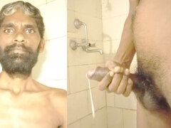 Rajesh Playboy 993 Naked Nude Masturbating Big Cock and Cumming in the Bathroom. Huge Cumshot