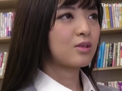 Asiatica, Tettona, Hd, Giapponese, Naturale, Maestra, Ragazza, Tette