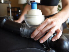 Bizarní, Černé, Bondáž, Dominace, Femdom, Guma, Vyholené, Svádění