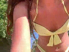 18 ans, Plage, De plein air, Public, Adolescente