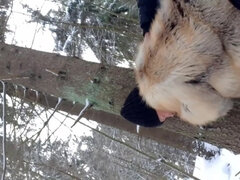 아마추어, 오랄섹스, 밀프, 엄마, 자연의 가슴, 야외의, 러시아인, 스타킹