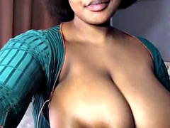 아기, 크고 아름다운 여자, 큰 가슴, 흑인, 에보니, 혼자, 젖가슴