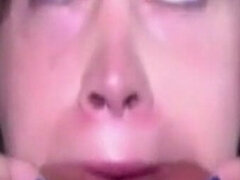 18 éves, Amatőr, Cumizás, Gesztenyebarna, Német, Tini, Hármas