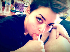 Sperma shot, Emo jongen, Sperma in gezicht, Gotisch