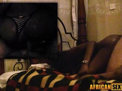 18 jaar, Enthousiasteling, Pijpbeurt, Lul, Hondjeshouding, Zwart, Interraciaal, Tiener