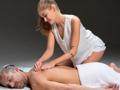 Blondine, Hundestilling, Håndjob, Slikning, Barberet, Mager, Stripning, Teenager