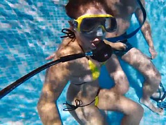 Polina sucks his soul out underwater