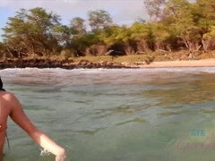 Namorada, Masturbação, Ao ar livre cartaz de rua outdoor, Pontos de vista, Público, Xoxota, Raspar depilar, Tetas