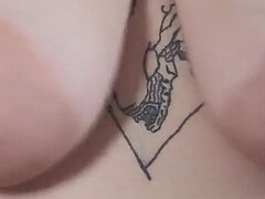 Sensual Strip Tease and Saggy Tits Worship