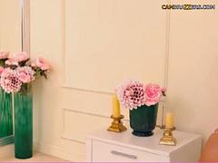 Amatorka, Niemowlę, Duże cycki, Blondynka, Palcówka, Masturbacja, Solo, Cycki