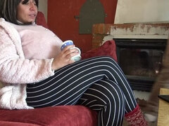 Pregnant Stepmom Susan Takes Step Son's Big Cock Cumshot in 4K