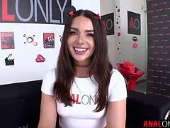 Anál, Kuřba, Brunetka, Creampie, Hd, Monstrum, Kozičky