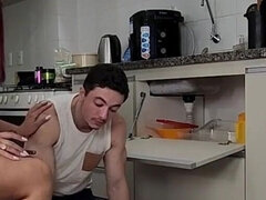 Goddess Kiffa and Mr Pine - Naughty Hotwife Seduces Plumber with Her Sexy Feet and Rubs His Cock with Her Feet