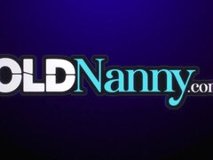 Hot and Old mature GILF and young brunette lesbian playing pussies - euro