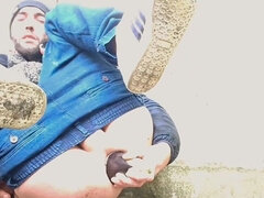 Leie, In den arsch, Arabisch, Dildo, Französisch, Klaffend, Schwul, Im freien