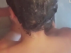 Getting Distracted When I Wash My Hair