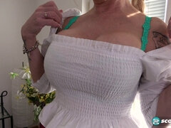 Blondýna, Prsatá, Hd, Masturbace, Dospělé, Milf žcbp, Přírodní prsa, Sólo