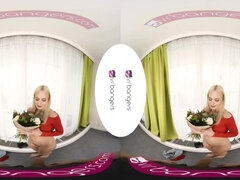 Blondine, Blasen, Vollbusig, Schwanz, Masturbation, Orgasmus, Pov, Realität