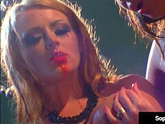 We're Fuuucking In The Rain... Sophie Dee & Tasha Lynn nail!