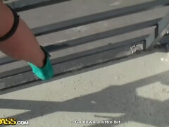 Cleopatra Rios' Amateur Debut on the Balcony