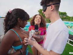 Posh tarts outdoor mind-boggling sex orgy clip