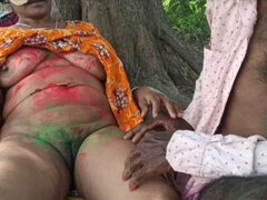 Happy Holi Outdoor by Going I Fucked Nomita Boudi