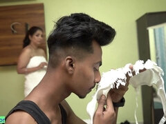 Leie, Blasen, Spermaladung, Indisch, Reif, Muschi, Titten